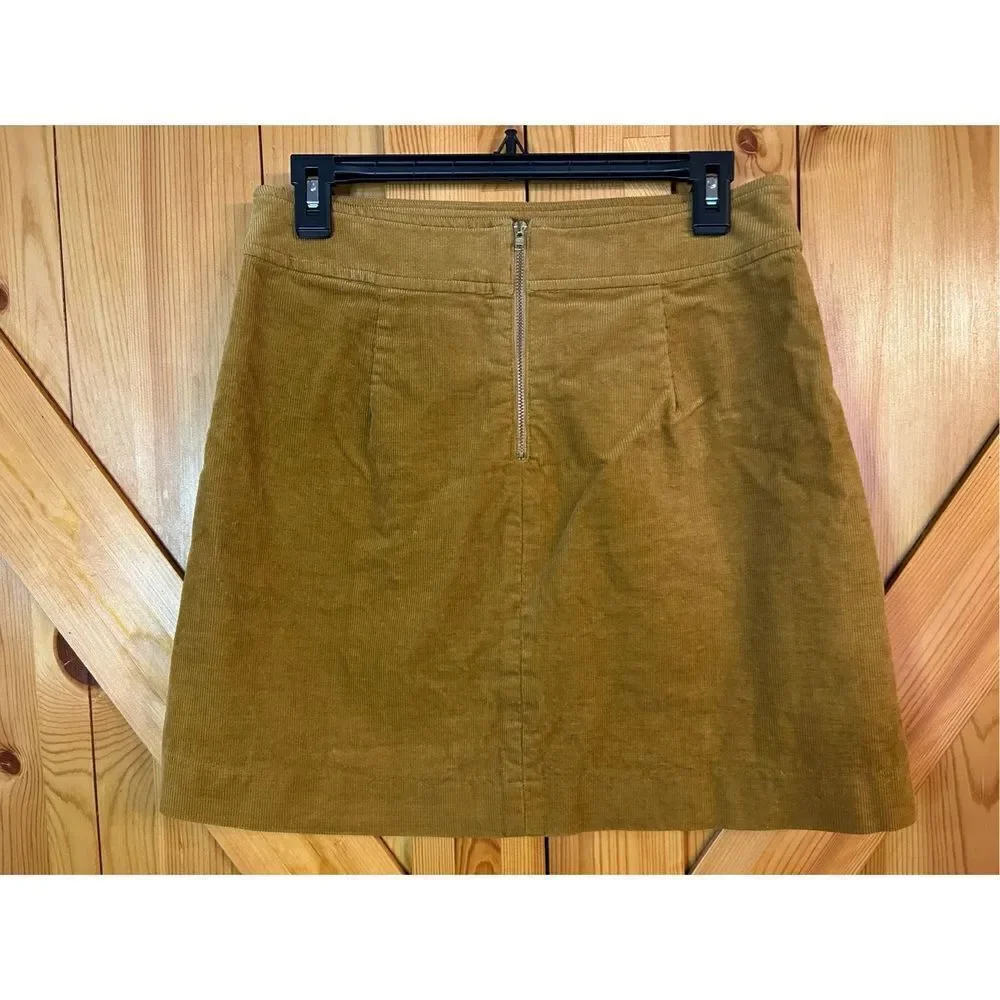 J. Crew Mercantile Size 4 Corduroy Mini Skirt A-line Women’s (0509)
